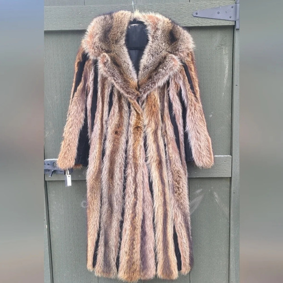 Vintage Fur & Suede Jacket - Picture 1 of 13